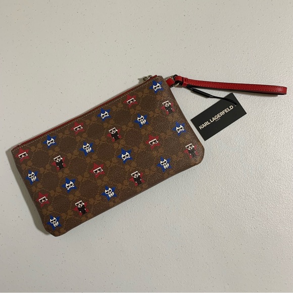 Karl Lagerfeld Paris Maybelle SLG Large Essential Wristlet-NWT - Picture 4 of 12